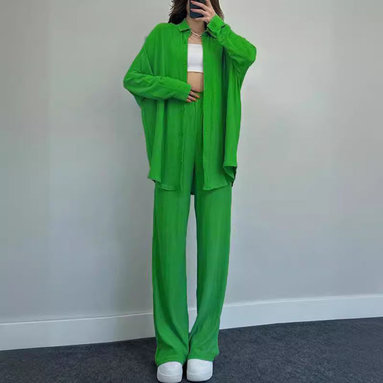 Damen lässiger Overall mit schickem Hemd R&B