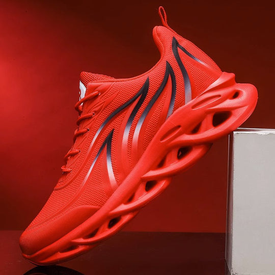 Damen Sportliche Laufschuhe mit atmungsaktiver Mesh-Konstruktion und innovativem Dämpfungssystem R&B