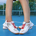Damen Badmintonschuhe mit rutschfester Sohle und stoßdämpfender Dämpfung R&B