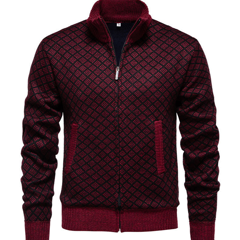 Herren gesteppte Sweatjacke R&B