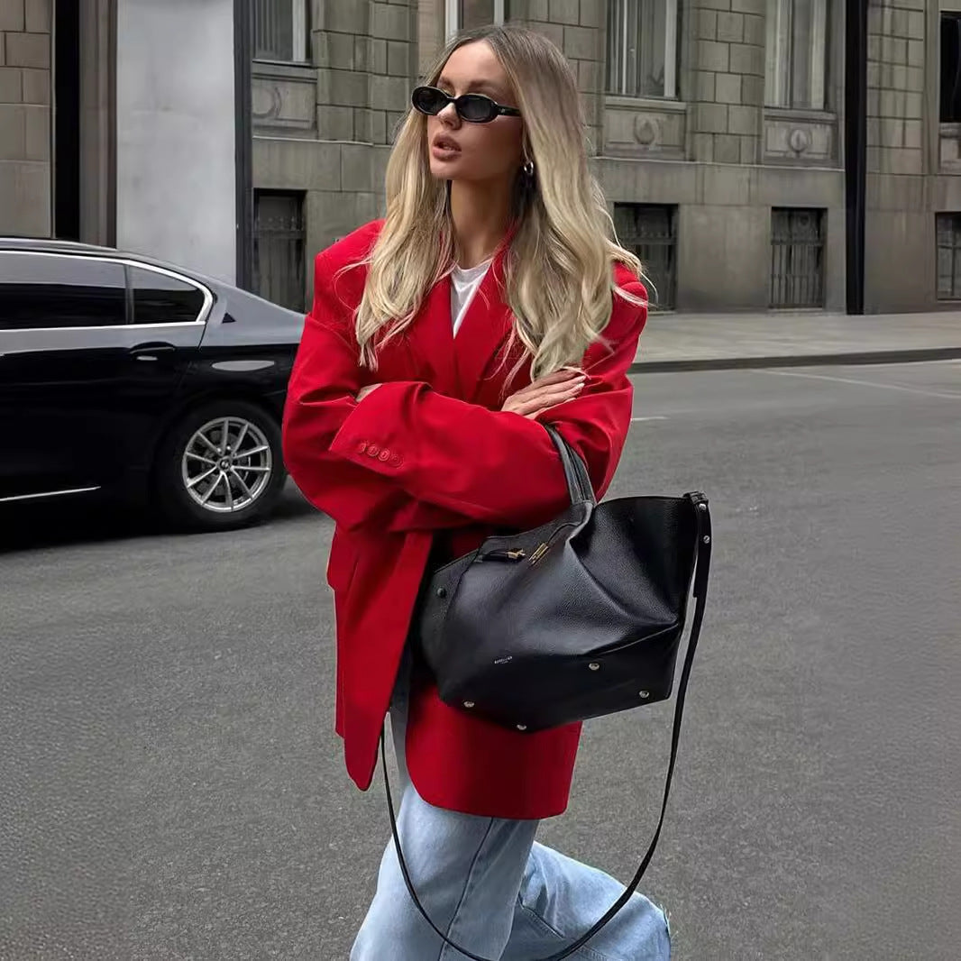 Damen Oversized Blazer mit lässigem Schnitt R&B