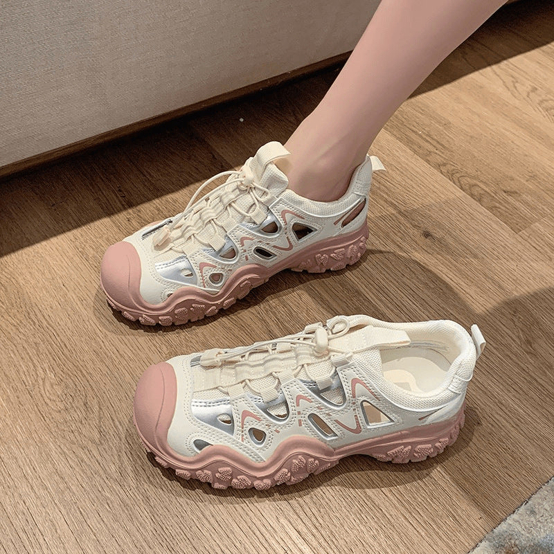 Damen Sportliche Sneakers mit rutschfester Sohle und atmungsaktivem Obermaterial R&B