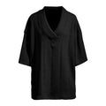 Damen lässiger Strickpullover mit v-förmigem Ausschnitt und zeitlosem Muster R&B