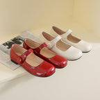 Damen Mary Jane Schuhe mit Verstellbarem Riemen und Komfortablem Fußbett R&B
