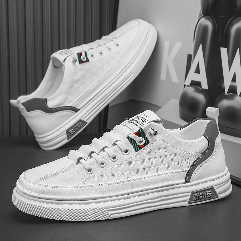 Damen modische Sneakers mit hochwertigem Obermaterial und strukturiertem Design R&B