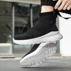 Damen Socken-Sneaker mit hohem Schaft von