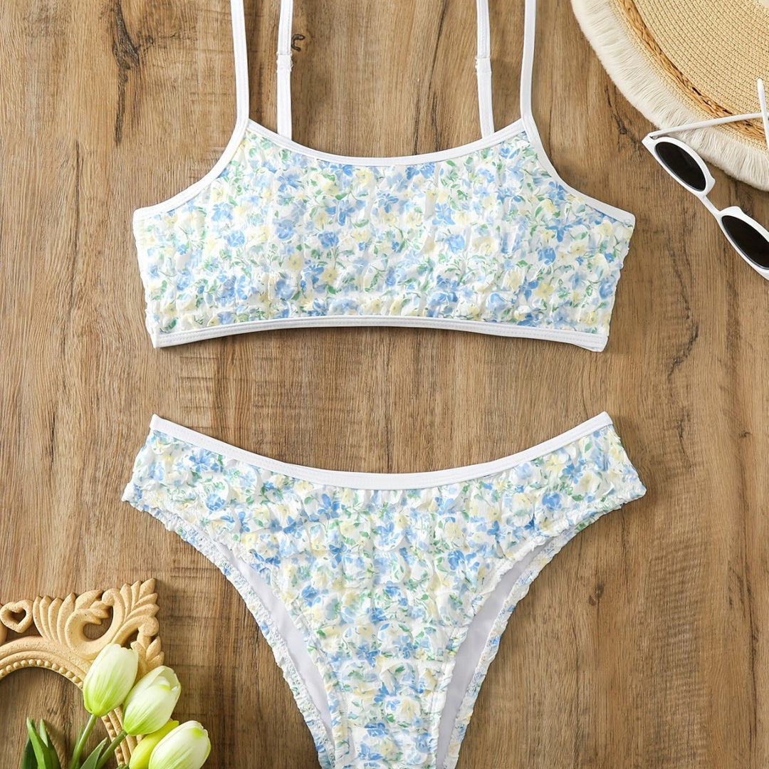 Damen Bikini-Set mit elegantem Blumendesign R&B