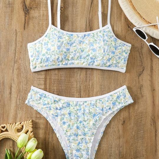 Damen Bikini-Set mit elegantem Blumendesign R&B