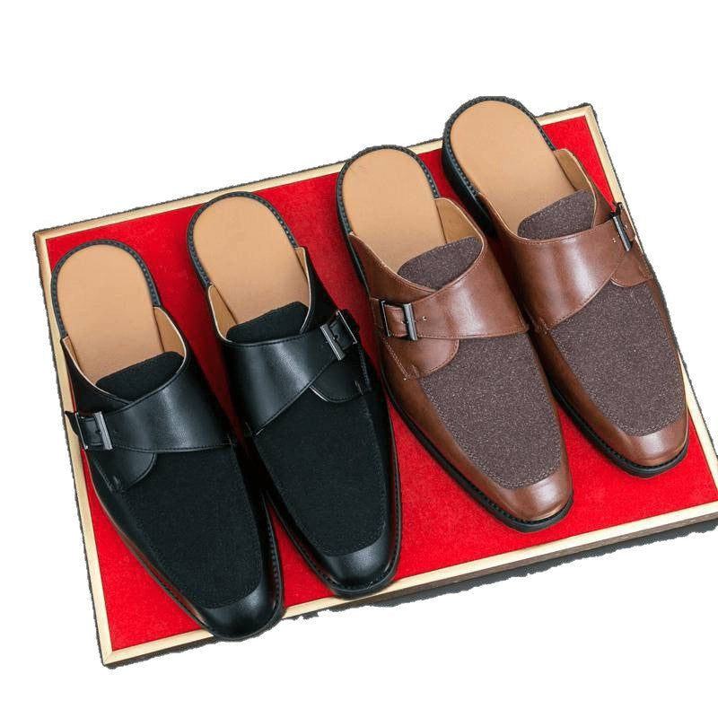 Damen Elegante Clogs mit Gürtelverschluss und gepolsterter Innensohle R&B