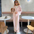 Damen Relaxed Fit Loungewear-Set R&B