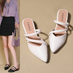 Damen elegante Slingback-Pumps mit geschwungenem Riemendesign