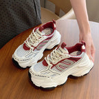 Damen Sportliche Sneaker mit dämpfendem Sohlenprofil und innovativem Mesh-Obermaterial R&B