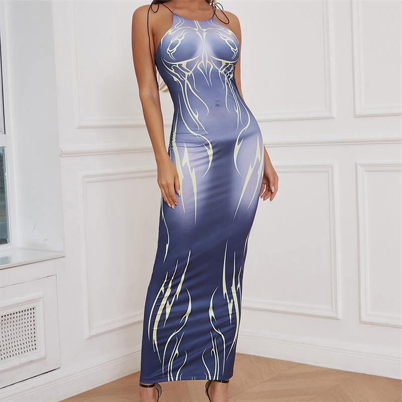 Damen Maxi-Kleid mit verführerischem Körperbetonenden Design R&B