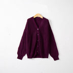 Damen Strickjacke mit strukturiertem Muster und praktischen Knopfdetails