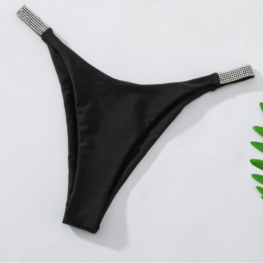 Damen Bikini-Unterteil mit funkelnden Strassdetails R&B