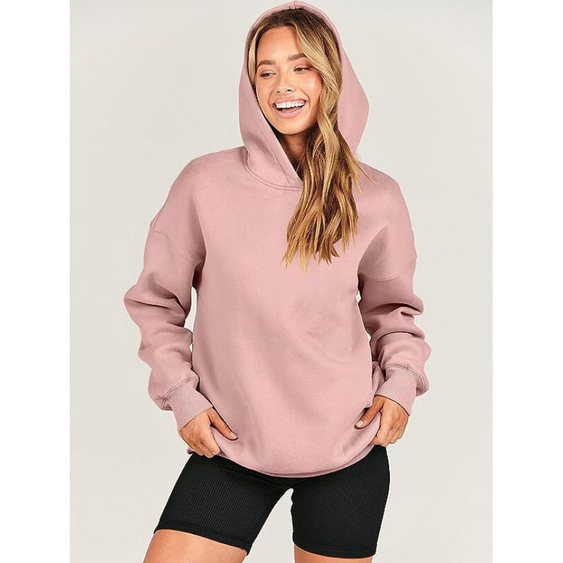 Damen bequeme Kapuzen-Sweatshirt R&B