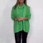 Damen Oversized Strickpullover mit stylischem Rollkragen R&B