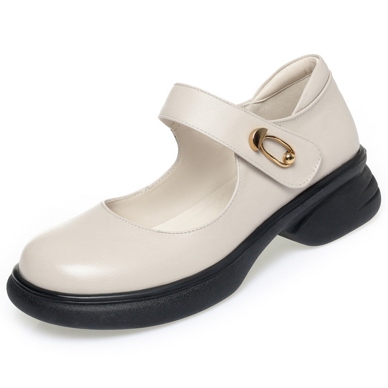Damen Mary Jane Schuhe mit anatomischer Sohle und elegantem Riemen