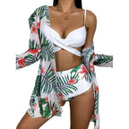 Damen Strandcover-Up mit floralem Muster R&B