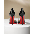 Damen elegante Slingback High Heel Schuhe R&B
