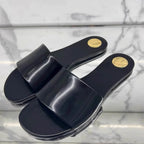 Damen Zehentrenner-Sandalen mit animalischem Print und elegantem Riemendesign R&B