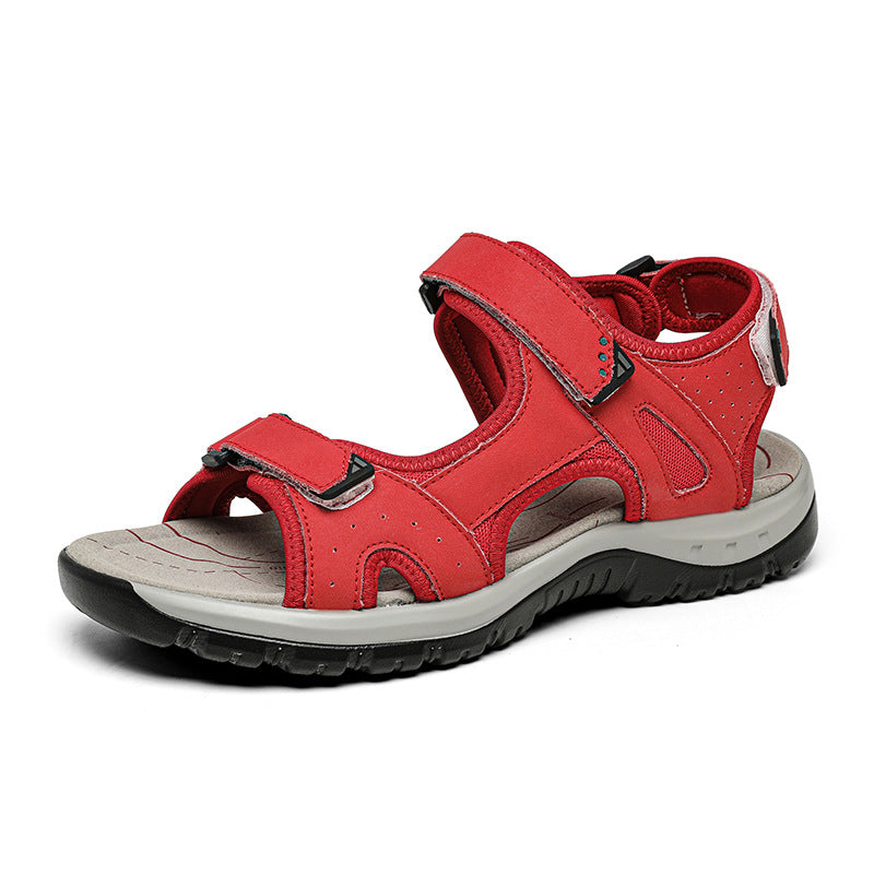 Damen Sportliche Freizeitsandalen mit verstellbaren Riemen und rutschfester Sohle R&B