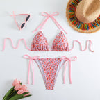 Damen Blumiger Triangel-Bikini R&B