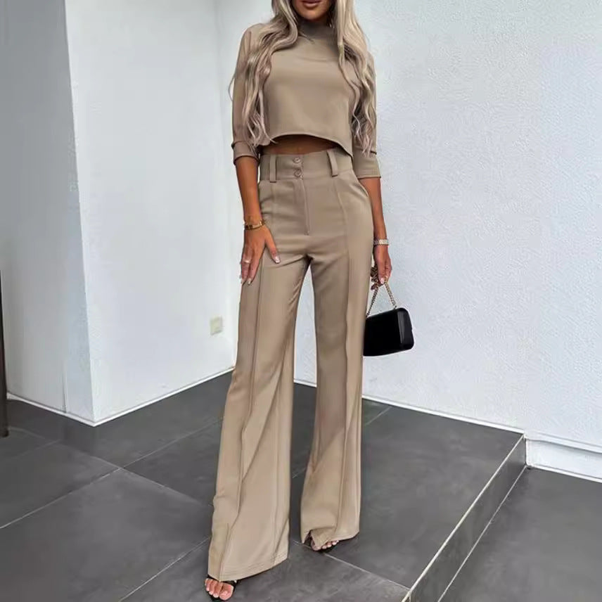 Heidi-Mode | Eleganz Tailliertes Herbst-Hosenset für Stilvolle Looks