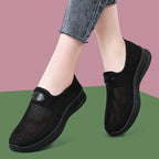 Damen Bequeme Slip-On Freizeitschuhe mit atmungsaktivem Obermaterial R&B