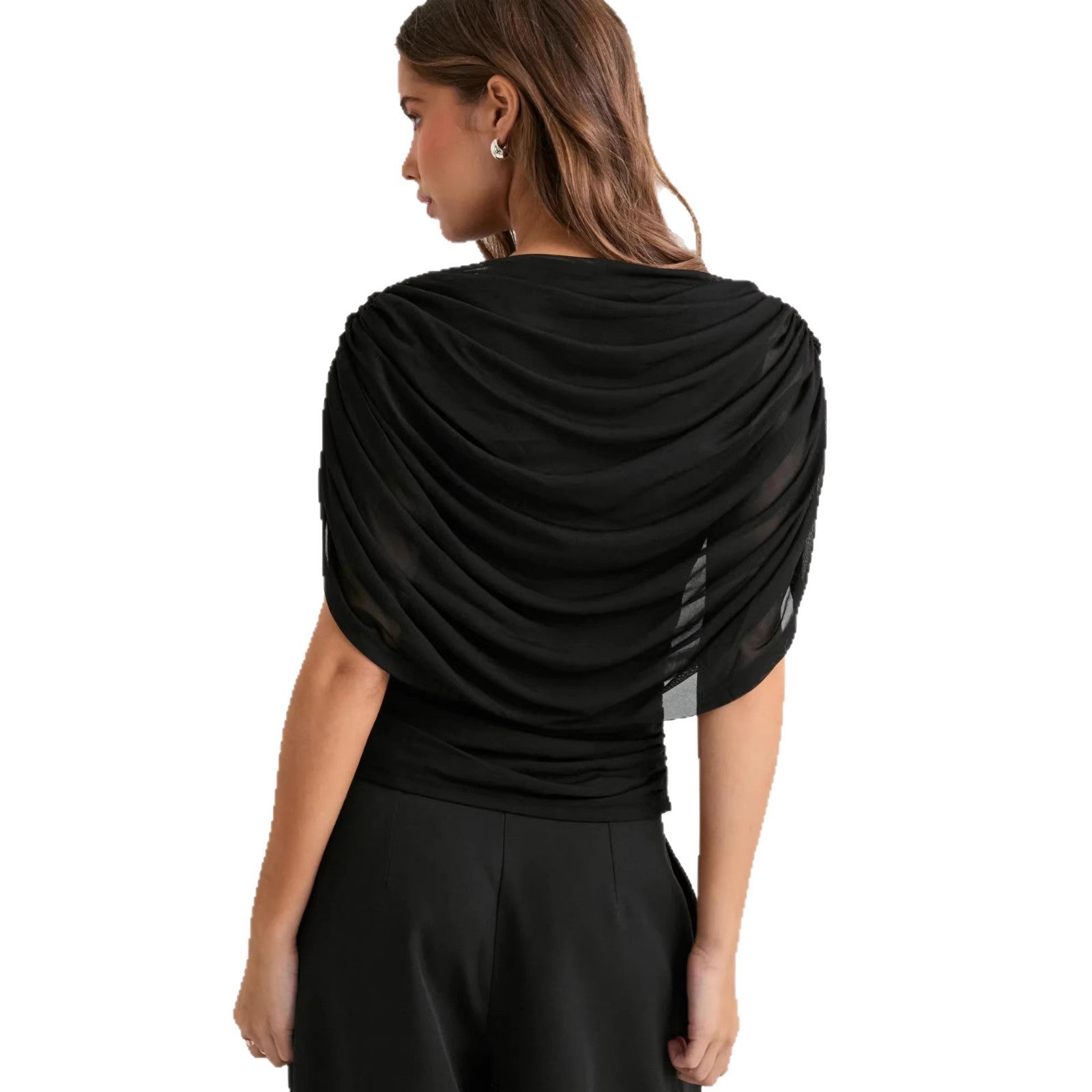 Damen stilvolles Drapiertop R&B