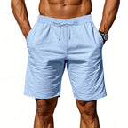 Herren nan lässige Baumwollmix Freizeitshorts mit elastischem Bund und Seitentaschen R&B