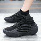 Damen Sportliche High-Performance Sneakers mit elastischem Strickoberteil und rutschfester Sohle R&B