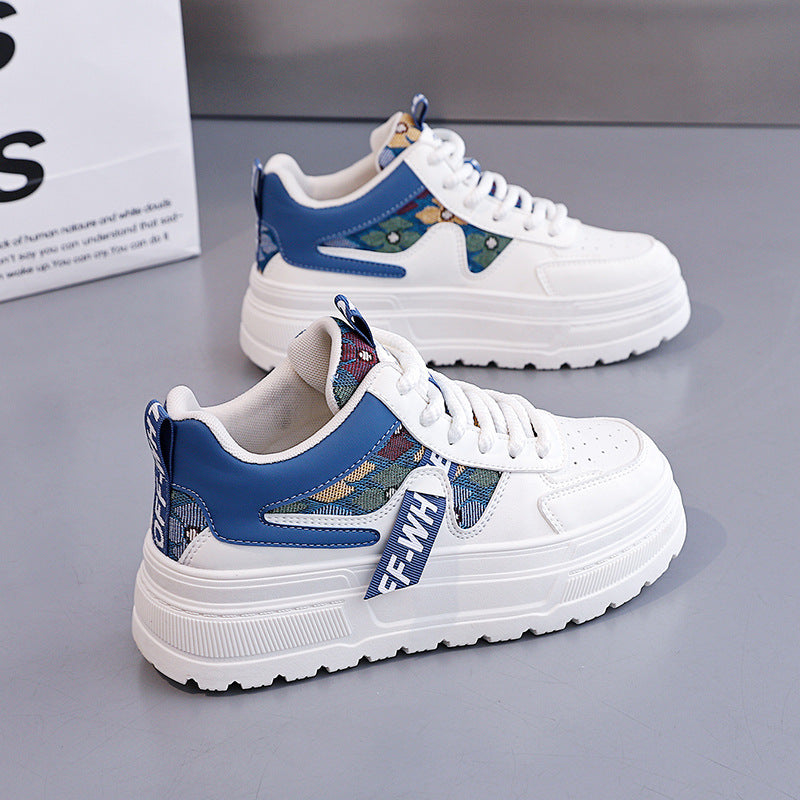 Damen modische Chunky Sneakers mit auffälligem Grafikdesign R&B