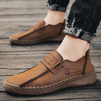Herren Mokassins mit verstellbarem Klettverschluss und atmungsaktiver Sohle R&B