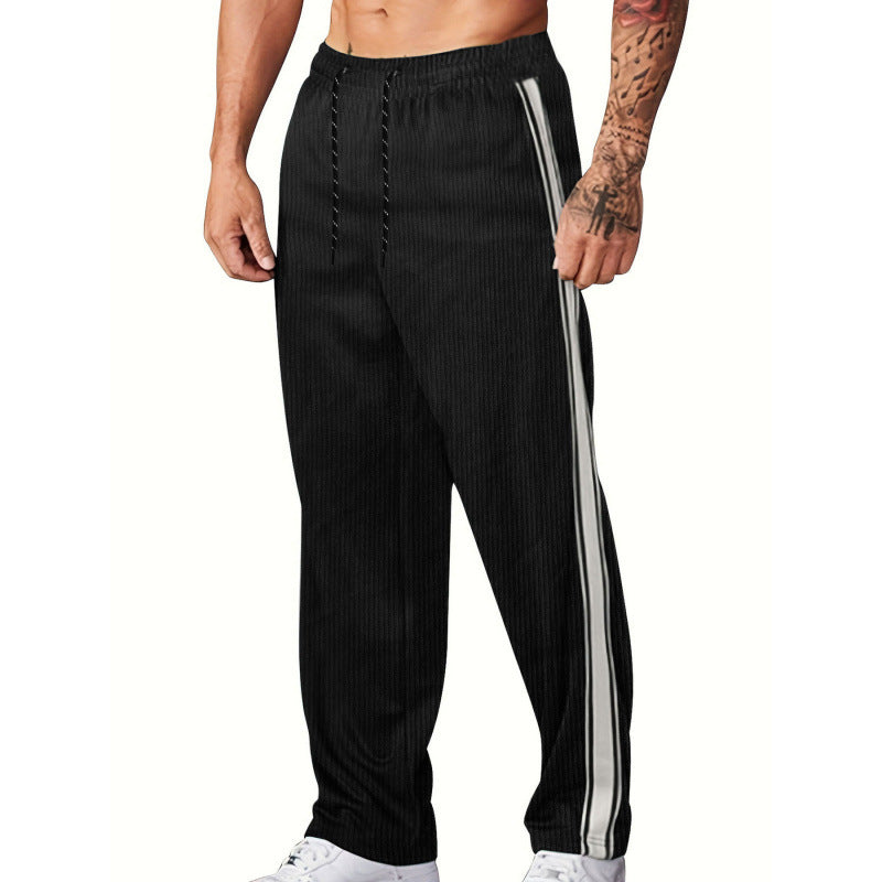 Herren Sportliche Freizeithose mit seitlichen Streifen R&B