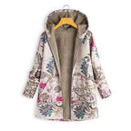 Damen Übergangsjacke mit Blumenmuster R&B