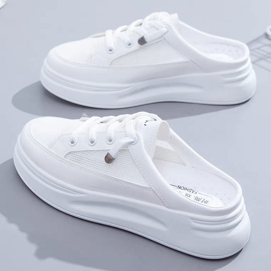 Damen Slip-On Sneakers mit atmungsaktiver Netzstruktur und dämpfender Laufsohle R&B