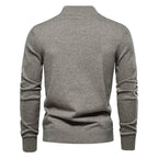 Herren Strickjacke mit modernem Stehkragen und praktischen Knöpfen