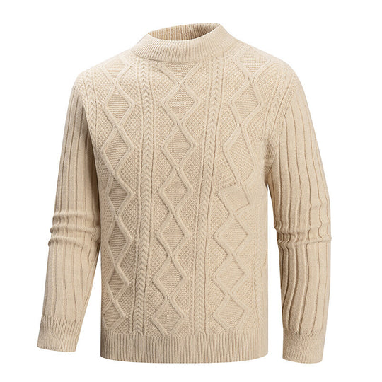 Herren Pullover aus strukturiertem Strickmaterial R&B