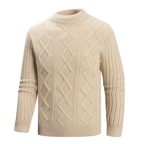 Herren Pullover aus strukturiertem Strickmaterial R&B