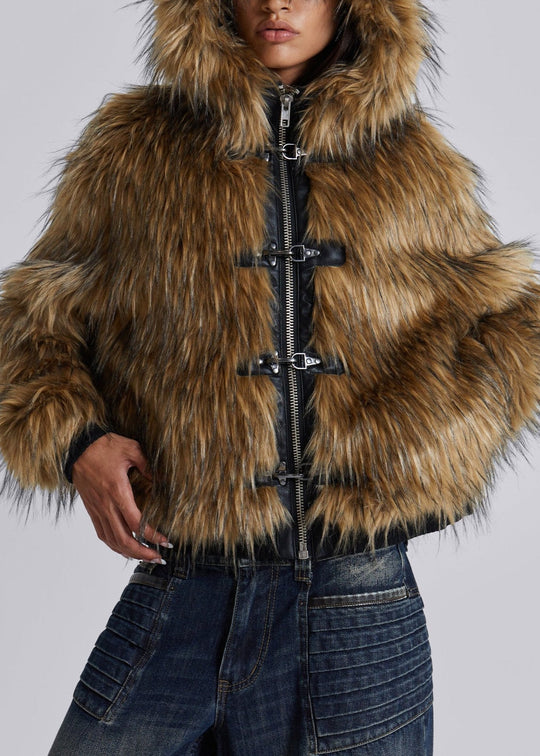 R&B | Luxe Kunstpelzjacke