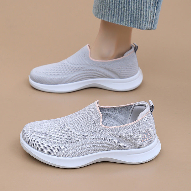 Damen Atmungsaktive Slip-On Sneakers mit flexiblem Fußbett R&B