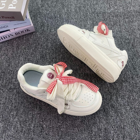 Damen Sneakers mit süßem Tierdesign und flauschigen Details R&B