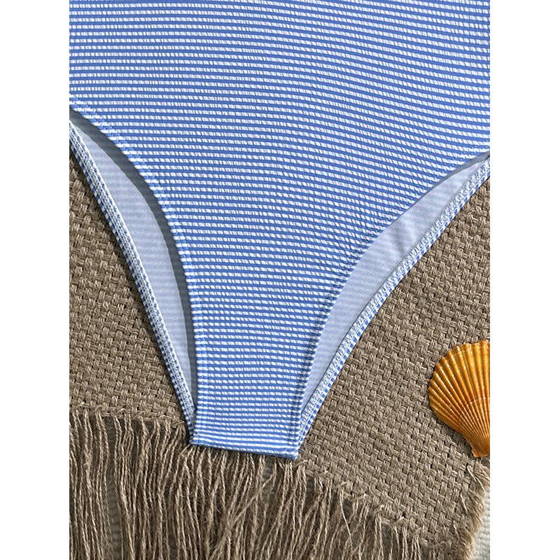 Damen Ästhetischer Badeanzug mit raffinierten Details R&B