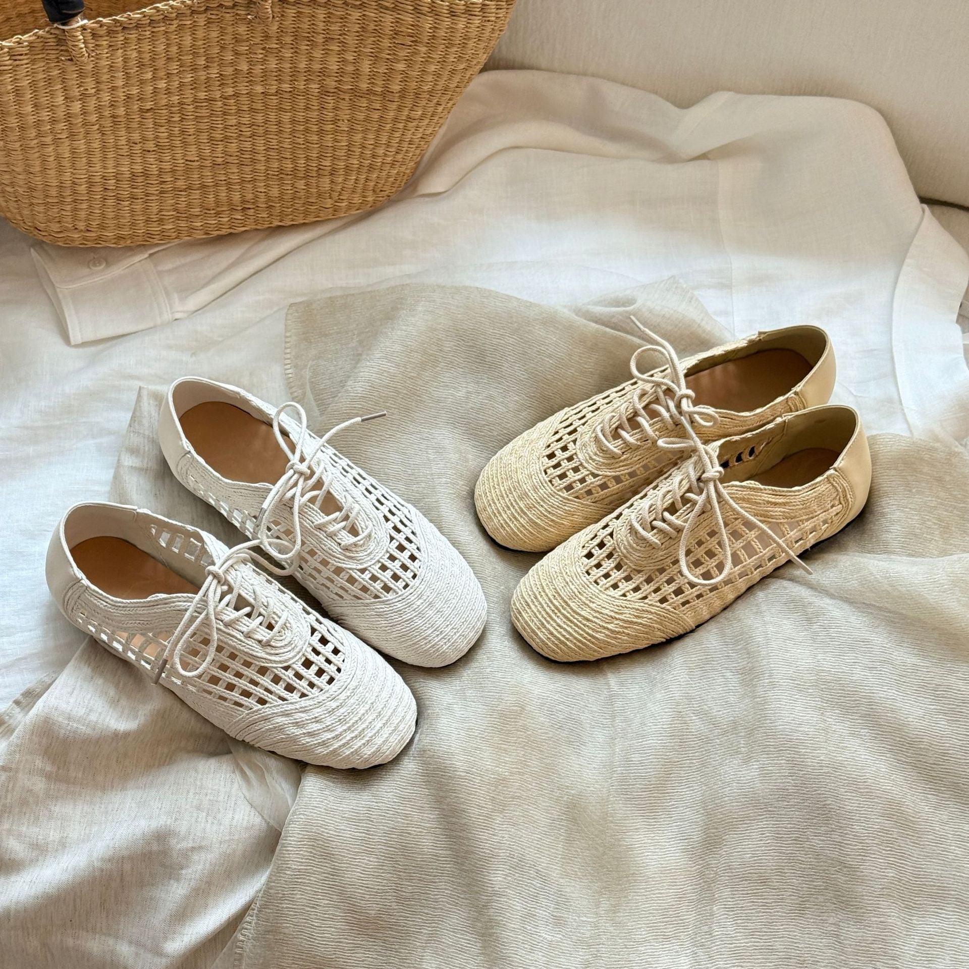 Damen Atmungsaktive und elegante Sneaker mit filigranem Netzdesign R&B