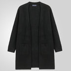 Herren Großer Strickcardigan mit tiefem Schnitt und strukturiertem Design R&B