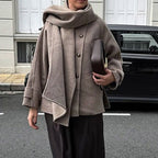 Damen Übergrößen Wollmantel mit modischem Schnitt und praktischen Taschen R&B