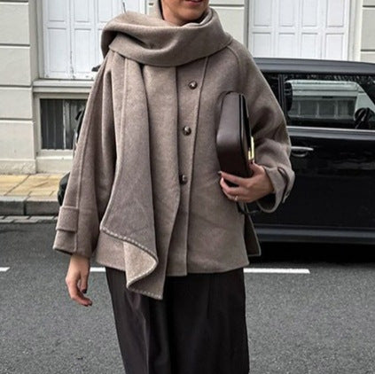 Damen Übergrößen Wollmantel mit modischem Schnitt und praktischen Taschen R&B