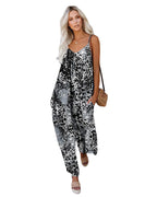 Damen Jumpsuit mit lässigem Schnitt und modischem Leopardenmuster R&B