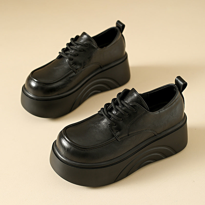 Damen Chunky Plateau Sneakers mit modischem Kunstleder-Obermaterial R&B